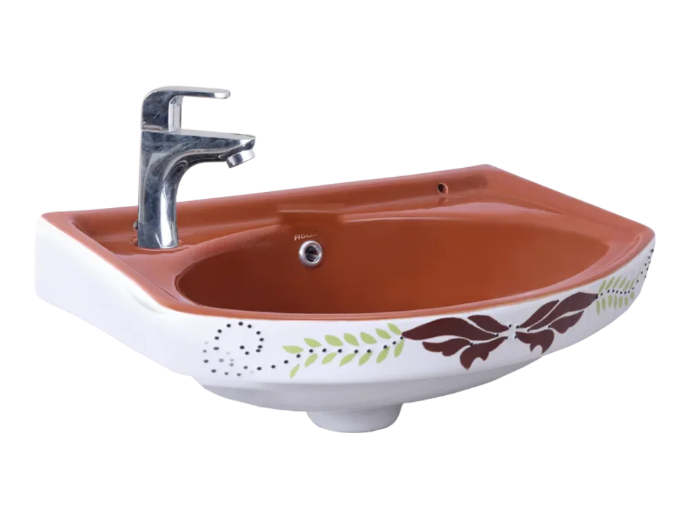 Antica Wash Basin – Red Brown