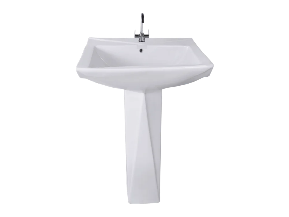 Diamond Pedestal Wash Basin