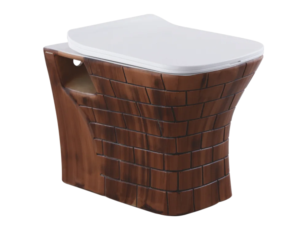 Floor Mount Toilet 5002 – Wooden