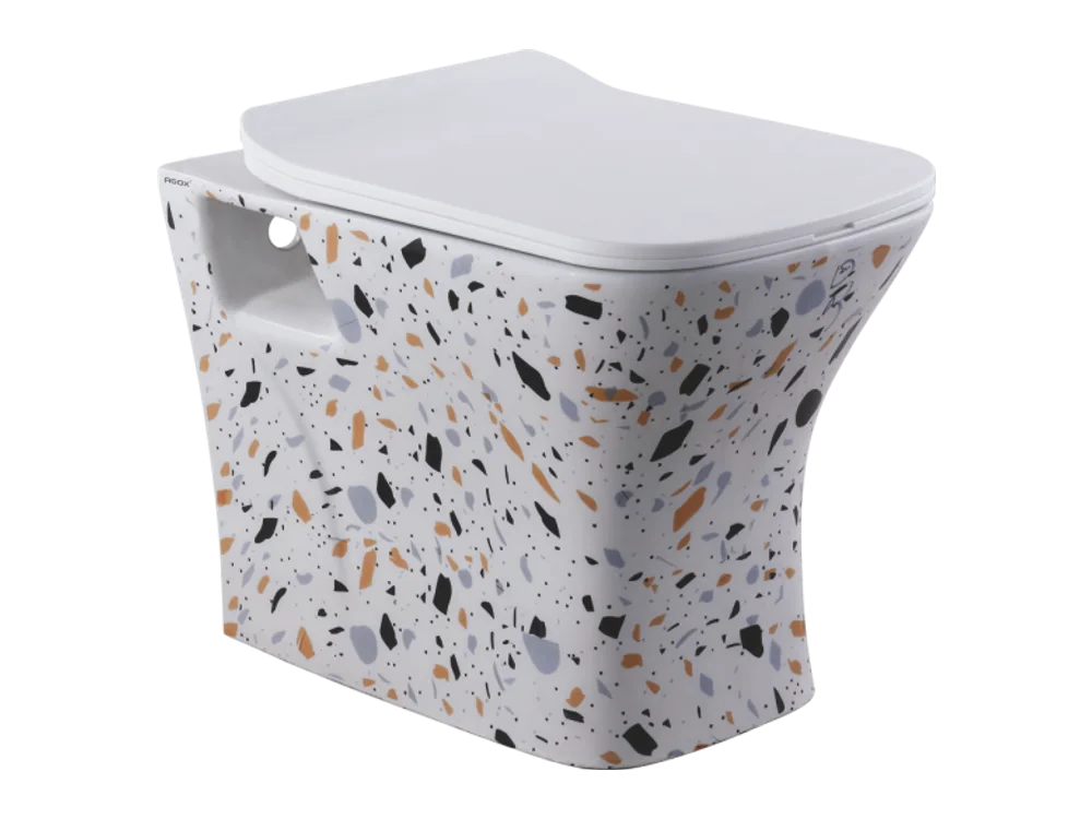 Floor Mount Toilet 5005 – Sticker Marble