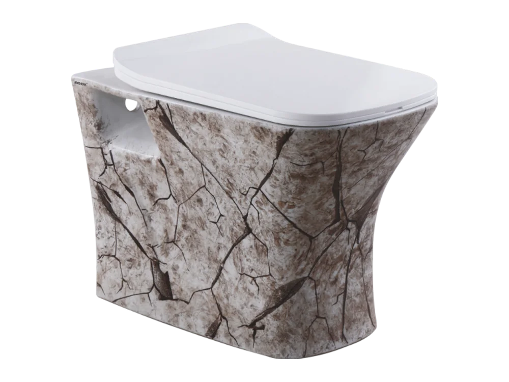 Floor Mount Toilet 5006 – Coffee Brown
