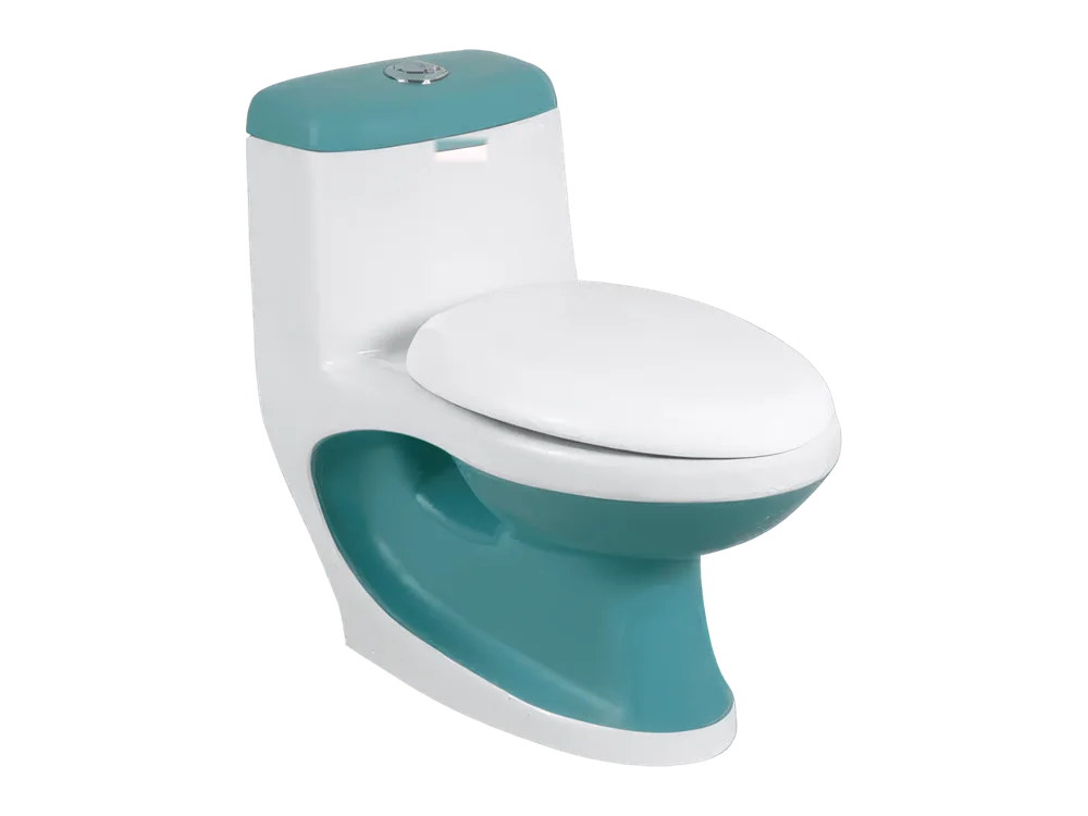 One Piece Toilet 1004 – Aqua Green