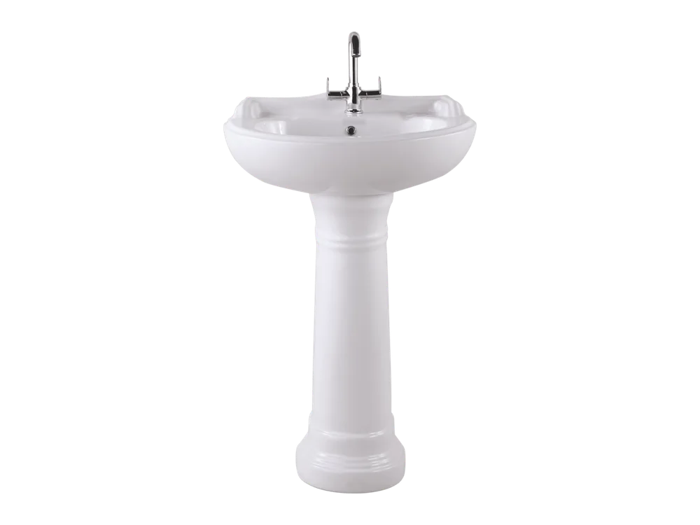 Star Gold Pedestal Wash Basin